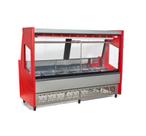 Balcão de Açougue Luxo 2M Polar Vermelho PECR 200 220v
