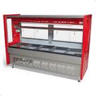 Balcão De Açougue Standard PECS-175 Vermelho Polar Voltagem:220 volts