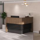Balcão de Atendimento para Escritório/recepção em L - Elegante e Funcional 1,47x1,47m