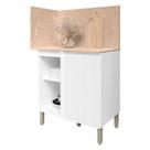 Balcão de Canto Reto Art 6006 Branco Ártico Kits Paraná Balcão de Canto Reto Art 6006 Branco Ártico Kits Paraná