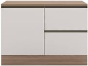 Balcão de Cozinha 120cm Etna Carvalho OAK Off White Poliman