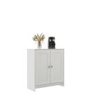 Balcão de Cozinha 2 Portas 1 Prateleira BM08 80cm Branco Decibal
