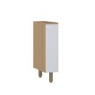 Balcão de Cozinha 20cm 1 Porta sem Tampo Slim Luciane Móveis