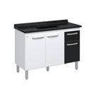Balcão de Cozinha 3 Portas e 1 Gaveta 116,2cm