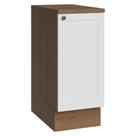 Balcão De Cozinha 35 Cm 1 Porta Rustic/branco Vik Madesa Balcão De Cozinha 35 Cm 1 Porta Rustic/branco Vik Madesa