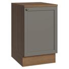 Balcão De Cozinha 50cm 1 Porta Rustic/cinza Vik Madesa Rustic/cinza Balcão De Cozinha 50cm 1 Porta Rustic/cinza Vik Madesa Rustic/cinza