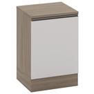 Balcão de Cozinha 58cm 1 Porta Grace Carvalho Oak/Off White Z44 - Mpozenato