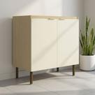Balcão de Cozinha 80 Cm Nanda 2 Portas Nature/Arenas - Tecno Mobili