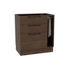 Balcão de Cozinha Amsterdam PH 3139 c/ 3 Gavetas 1 Toalheiro e Divisor de Talheres s/ Tampo 80cm Avela - Herval