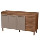 Balcão de Cozinha Atenas com Tampo 3 Portas 3 Gavetas 158 cm Balcão de Cozinha Atenas com Tampo 3 Portas 3 Gavetas 158 cm