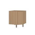 Balcão De Cozinha Canto Diagonal 74cm 1 Porta Sem Tampo Slim Freijó/freijó Brasil Balcão De Cozinha Canto Diagonal 74cm 1 Porta Sem Tampo Slim Freijó/freijó Brasil