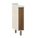 Balcão de Cozinha com Tampo 20cm 1 Porta Linea Luciane Móveis