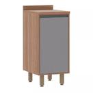 Balcão de Cozinha com Tampo 40 cm 1 Porta de abrir 1 Prateleira Isa Luciane Móveis Balcão de Cozinha com Tampo 40 cm 1 Porta de abrir 1 Prateleira Isa Luciane Móveis