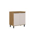 Balcão de Cozinha com Tampo 80 cm 2 Portas Serena Bertolini