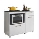 Balcão de Cozinha Cooktop Branco