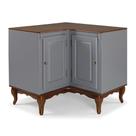 Balcão de Cozinha de Madeira Hannover de Canto com 2 Portas - M560707 Balcão de Cozinha de Madeira Hannover de Canto com 2 Portas - M560707