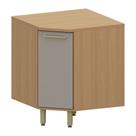 Balcão de Cozinha Diagonal 100 MDF 1 Porta Com Tampo 74cm Duna Luciane Móveis Balcão de Cozinha Diagonal 100 MDF 1 Porta Com Tampo 74cm Duna Luciane Móveis