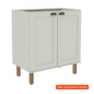 Balcão de Cozinha Iluminata 2 PT Mint 80 cm