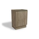 Balcão de Cozinha Maxxi G742 1 Porta s/ Tampo 60cm Nogal - Kappesberg