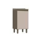 Balcão de Cozinha Modulado Connect 1 Porta c/Tampo Duna/Cristal - Henn Balcão de Cozinha Modulado Connect 1 Porta c/Tampo Duna/Cristal - Henn
