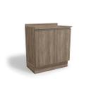 Balcão de Cozinha Modulado Maxxi G744 2 Portas c/ Tampo Nogal - Kappesberg