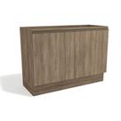 Balcão de Cozinha Modulado Maxxi G745 2 Portas s/ Tampo Nogal - Kappesberg