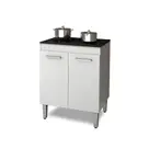 Balcão de cozinha para cooktop 4 bocas branco nauru