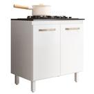 Balcao de Cozinha Para Cooktop 80 cm Chef Branco NC1 - EHD
