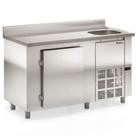 Balcão de Encosto 1 Porta e 1 Pia 347 Litros GBFE150CD Inox Gelopar 220V Balcão de Encosto 1 Porta e 1 Pia 347 Litros GBFE150CD Inox Gelopar 220V
