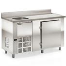Balcão de Encosto 1 Porta e 1 Pia 347 Litros GBFE150CE Inox Gelopar 220V Balcão de Encosto 1 Porta e 1 Pia 347 Litros GBFE150CE Inox Gelopar 220V