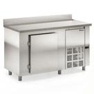 Balcão de Encosto Refrigerado Inox 1,50m GBFE-150 AI Gelopar - Sem Cuba