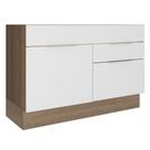 Balcão de Pia Stella 1 Porta 2 Gavetas Rustic/branco Madesa Balcão de Pia Stella 1 Porta 2 Gavetas Rustic/branco Madesa