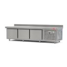 Balcão de Preparo Congelados 3 Gavetas Inox -18ºc 200cm BCG20 220v - Red Chameleon