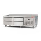 Balcão de Serviço Refrigerado com Gavetas 1,50 Metros Inox BRG15 220V - Red Chameleon