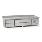 Balcão de Serviço Refrigerado com Gavetas 2,00m Inox BRG20 220V - Red Chameleon