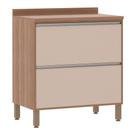 Balcão e Tampo 80 Cm 2 Gavetões Lari Vanill e Connect Balcão e Tampo 80 Cm 2 Gavetões Lari Vanill e Connect