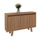 Balcão Escritório com 3 portas Multimóveis CR25028 Amendoa Balcão Escritório com 3 portas Multimóveis CR25028 Amendoa