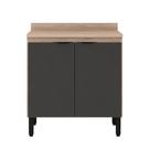 Balcão Firenze 80cm 2 Portas com Tampo 93221 Demóbile Balcão Firenze 80cm 2 Portas com Tampo 93221 Demóbile