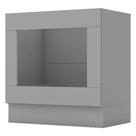 Balcão Forno De Embutir 80 Cm Nova York Cinza Henn