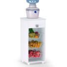 Balcão Fruteira Cozinha 1 Gaveta Monalisa Branco 202 AJL Móveis