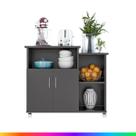 Balcão Fruteira Multiuso Suporte Microondas / Galão de Agua Cozinha 1 ou 2 Portas Com Rodinhas Balcão Fruteira Multiuso Suporte Microondas / Galão de Agua Cozinha 1 ou 2 Portas Com Rodinhas
