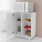 Balcão Fruteira para Forno e Microondas 1 Porta Branco BF3205 Tecnomóbili