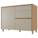 Balcão Gabinete De Cozinha 1,20m 1 Porta 3 Gavetas 100% Mdf Cléo Madeirado/off White Nesher Madeir/off Balcão Gabinete De Cozinha 1,20m 1 Porta 3 Gavetas 100% Mdf Cléo Madeirado/off White Nesher Madeir/off