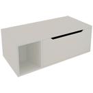 Balcao Gabinete Para Banheiro 1 Porta Bn3644 Branco