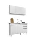 Balcão Gabinete Para Pia 120cm 2 Portas Melissa - SSX Multicoisas Balcão Gabinete Para Pia 120cm 2 Portas Melissa - SSX Multicoisas