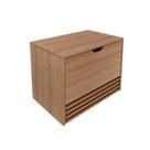Balcão Gabinete Suspenso 60cm com 1 Porta e 1 Gaveta BN3613 Amêndoa - Tecno