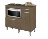 BALCÃO GRANDE / GABINETE HOND. PARA COOKTOP DE 5 BOCAS e para forno elét. cor Freijó rústico 2 portas + gaveta BALCÃO GRANDE / GABINETE HOND. PARA COOKTOP DE 5 BOCAS e para forno elét. cor Freijó rústico 2 portas + gaveta