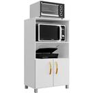 Balcão Helena 2 Portas para Cozinha Borsari Cor Branco