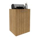 Balcão Mesa Articulável com Prateleiras ME4170 Amêndoa - Tecno