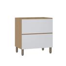 Balcão Modulado 80cm (sem Tampo) Misto 1 Gavetão 1 Porta Slim Luciane